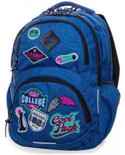 Σχολική τσάντα  Cool Pack  Badges - Dart L, Denim