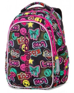Σχολική φωτιζόμενη LED τσάντα Cool Pack Joy - Emoticons