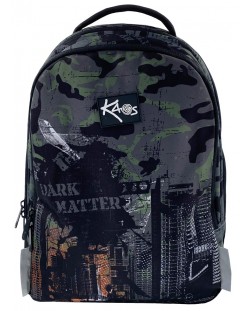 Σχολική τσάντα   Kaos 2 σε 1 - Dark Matter, 4 θήκες