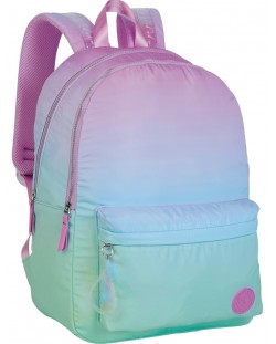 Σχολική τσάντα  Miss Lemonade Sunshine -2 τμήματα, βυσσινί