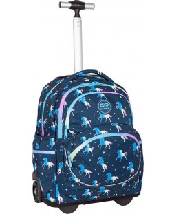 Σχολικό σακίδιο με ρόδες Cool Pack Starr - Blue Unicorn, 27 l