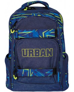 Σχολική τσάντα ανατομική S Cool - Urban, Green Lines