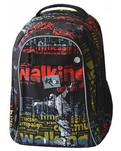 Σχολική τσάντα  Kaos 2 σε  1 - Walking, 4 θήκες