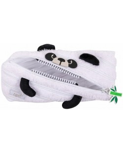Κασετίνα σχολική Zipit - Panda, μεσαίο, λευκό