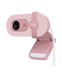 Web κάμερα Logitech - Brio 100, 1080p, ροζ