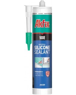 Σιλικόνη γενικής χρήσης Akfix - 100E, 280 ml, άχρωμη