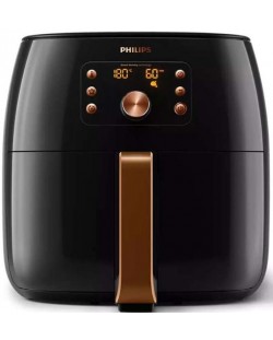 Φριτέζα ζεστού αέρα Philips - Airfryer XXL HD9867/90, 2225W, μαύρη