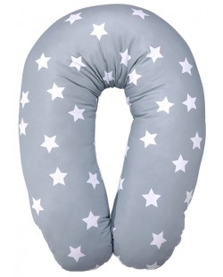 Μαξιλάρι θηλασμού  Lorelli - Αστέρια, 190 cm, Blue Grey Mist