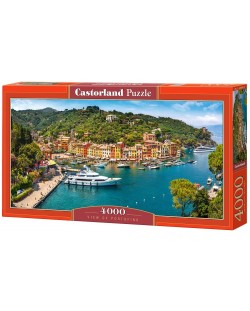 Πανοραμικό  Παζλ Castorland 4000 κομμάτια - Θέα στο Πόρτο Φίνο, Ιταλία 