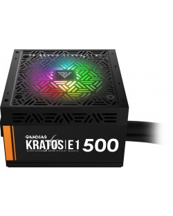 Τροφοδοτικό Gamdias - KRATOS E1-500 RGB, 500W