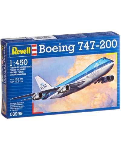 Συναρμολογημένο μοντέλο αεροπλάνου Revell - Boeing 747-200 (03999) - 1
