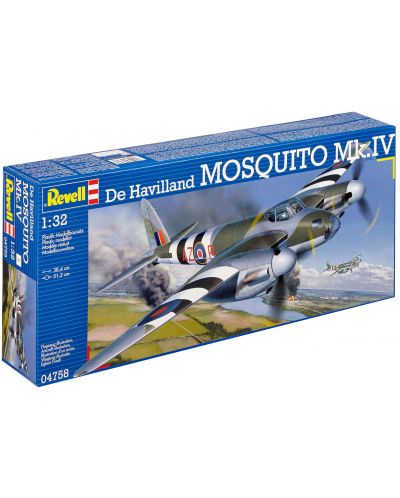 Συναρμολογημένο μοντέλο στρατιωτικού αεροσκάφους Revell - Mosquito Mk. IV (04758) - 3