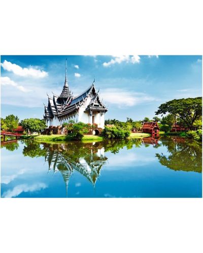 Παζλ Trefl 1000 κομμάτια - Το παλάτι Sanphet Prasat, Ταϊλάνδη  - 2