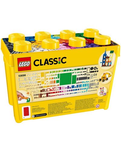 Κατασκευαστής Lego Classic - Κουτί με δημιουργικό σετ από τούβλα (10698) - 3