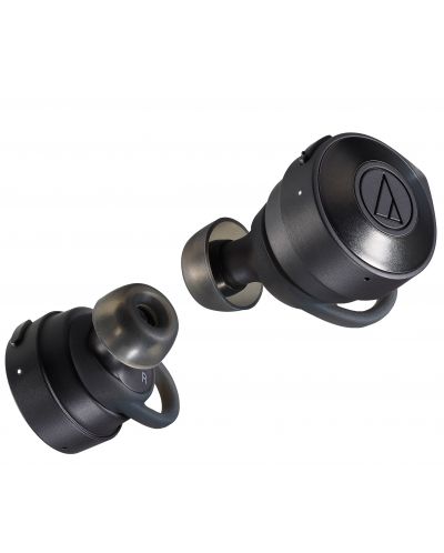 Ακουστικά με μικρόφωνο Audio-Technica - ATH-CKS5TW, ασύρματα, hi-fi, μαύρα - 2