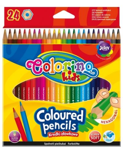 Χρωματιστά μολύβια - Σετ 24 χρωμάτων - 1