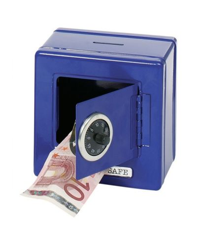 Μεταλλικό χρηματοκιβώτιο Goki - Με κρυπτογράφηση, μπλε - 1