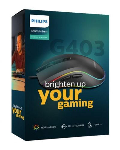 Gaming ποντίκι Philips - Momentum G403, μαύρο - 4