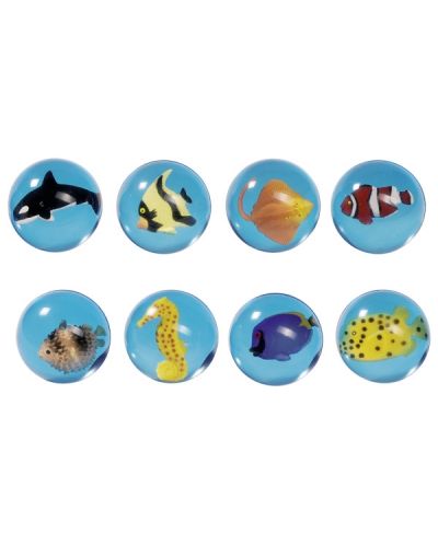 Παιχνίδι Goki - Μπάλα που αναπηδά, 3D ψάρια (ποικιλία) - 1