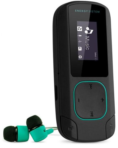 MP3 player Energy Sistem Clip - μαύρο/πράσινο - 1