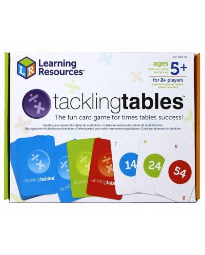 Μαθηματικό παιχνίδι Learning Resources - Κάρτες πολλαπλασιασμού και διαίρεσης - 1