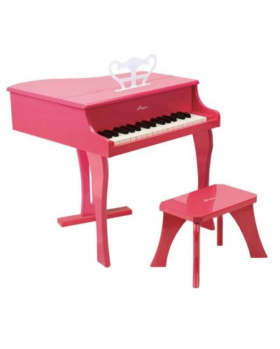 Παιδικό μουσικό όργανο Hape - Πιάνο, ροζ - 1