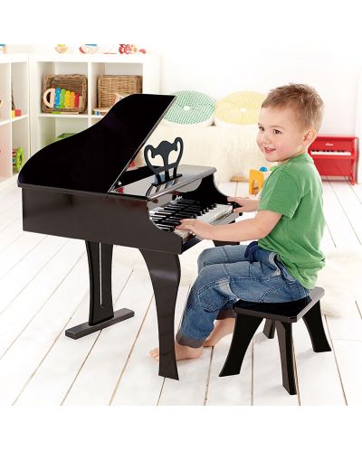 Παιδικό μουσικό όργανο Hape - Πιάνο, μαύρο - 4