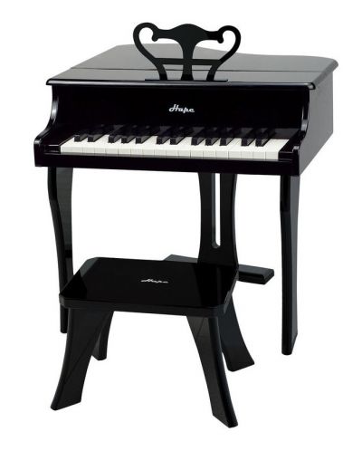 Παιδικό μουσικό όργανο Hape - Πιάνο, μαύρο - 1