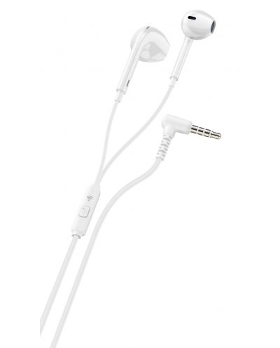 Ακουστικά με μικρόφωνο Ploos - λευκά - 1