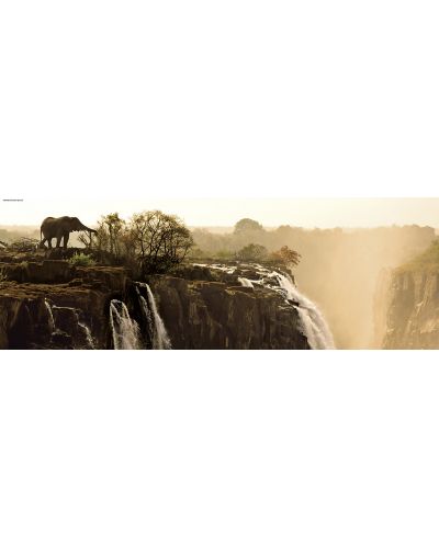 Πανοραμικό παζλ Heye 1000 κομμάτια - Ελέφαντας, Alexander von Humboldt - 2