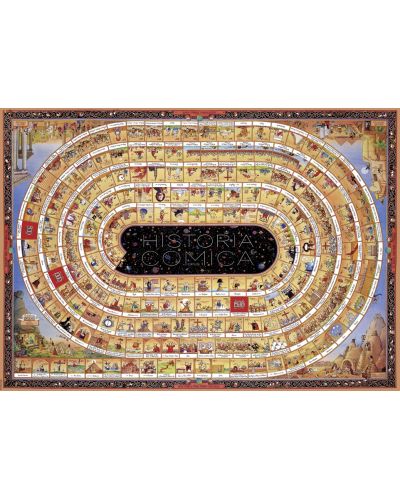 Παζλ Heye 4000 κομμάτια -Η ιστορία του κόσμου με χαμόγελα Μέρος 1, Marino Degano - 2