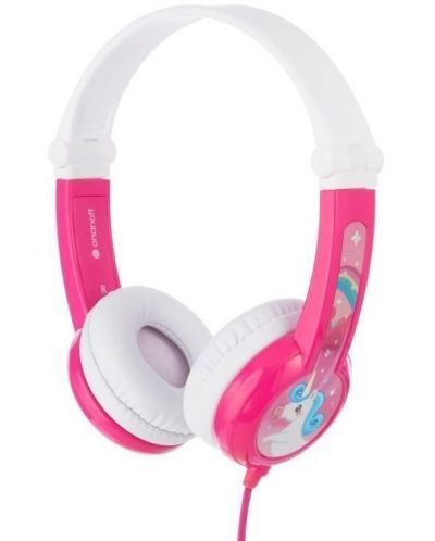 Παιδικά ακουστικά BuddyPhones - CONNECT, ροζ - 2