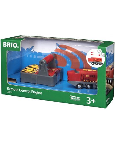 Σιδηροδρομικό αξεσουάρ Brio - Ατμομηχανή με τηλεχειριστήριο - 1