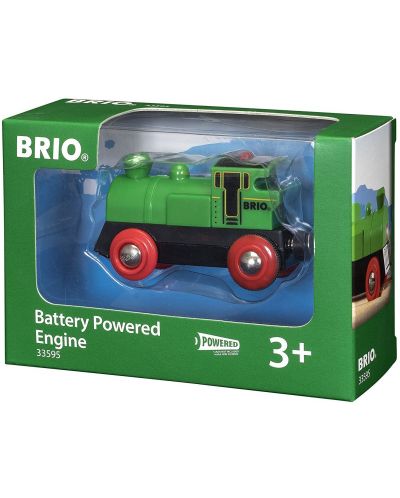 Σιδηροδρομικό αξεσουάρ Brio - Ατμομηχανή, με φώτα II - 1