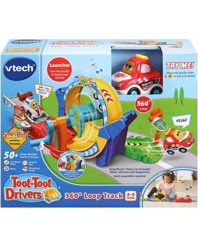 Σετ παιχνιδιού Vtech Toot-Toot Drivers - Αγωνιστική πίστα με looping - 3