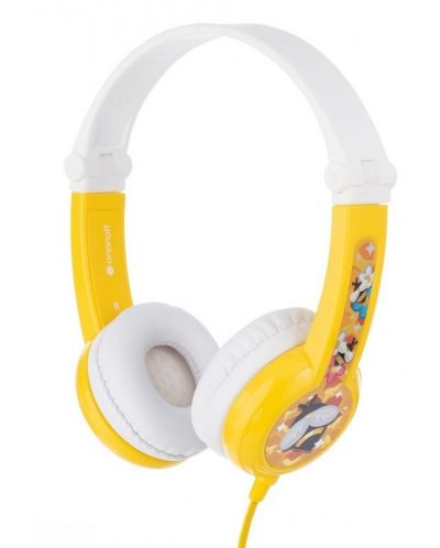 Παιδικά ακουστικά BuddyPhones - CONNECT, κίτρινα - 1
