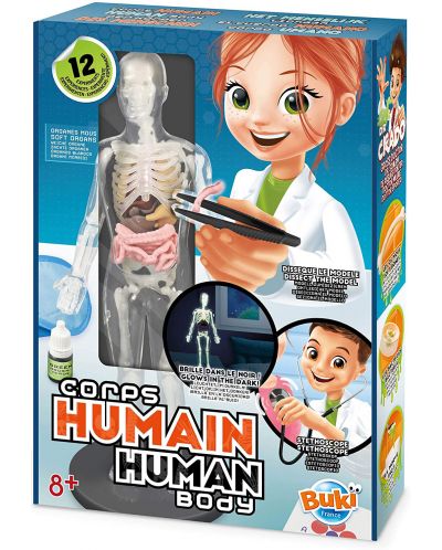 Επιστημονικό σετ Buki Sciences - Το ανθρώπινο σώμα, με 12 πειράματα - 2