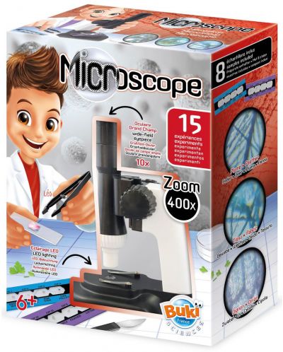 Παιδικό μικροσκόπιο Buki Sciences - Με 15 πειράματα - 2