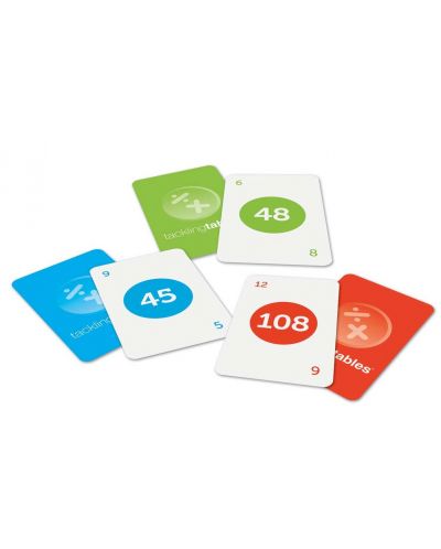 Μαθηματικό παιχνίδι Learning Resources - Κάρτες πολλαπλασιασμού και διαίρεσης - 3