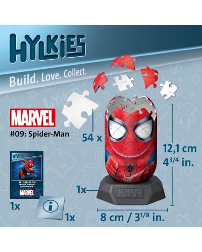 3D Пъзел Ravensburger από 54 κομμάτια - Marvel: Spider-Man - 3