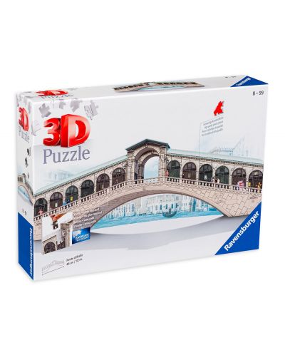 Παζλ 3D Ravensburger 216 κομμάτια - Η γέφυρα του Ριάλτο - 1