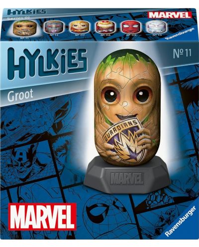 3D Пъзел Ravensburger από 54 κομμάτια - Marvel: Groot - 1