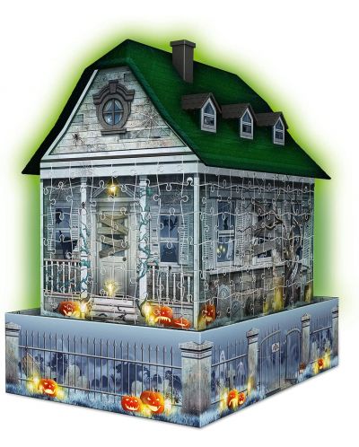 Ravensburger 3D παζλ 216 κομματιών- Στοιχειωμένο σπίτι - 2
