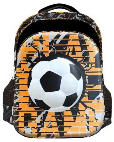 Σακίδιο πλάτης 3D S. Cool - Football, με 2 θήκες, φώτα LED - 1