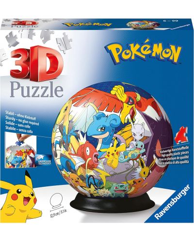 3D Пъзел Ravensburger από 72 κομμάτια - Pokemon - 1