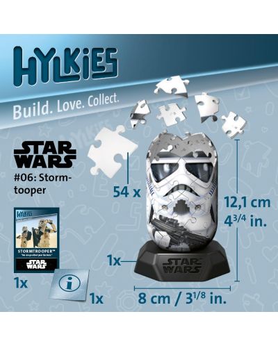 3D Пъзел Ravensburger από 54 κομμάτια - Star Wars: Stormtrooper - 3