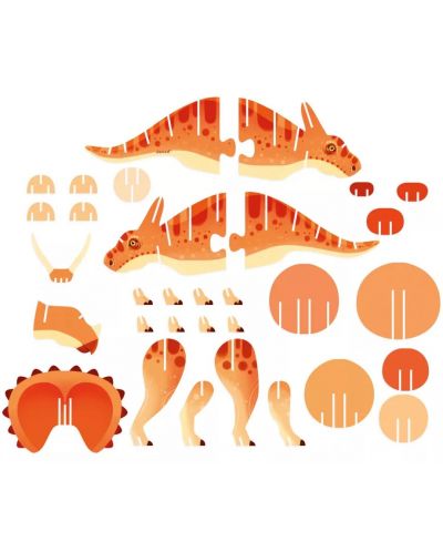3D παζλ Janod - Triceratops - 2