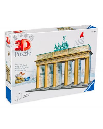 Παζλ 3D Ravensburger  324 κομμάτια - Πύλη του Βρανδεμβούργου, Βερολίνο 3D - 1