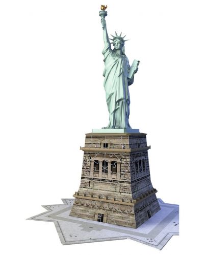 Παζλ 3D Ravensburger 108 κομμάτια -Το άγαλμα της Ελευθερίας - 2