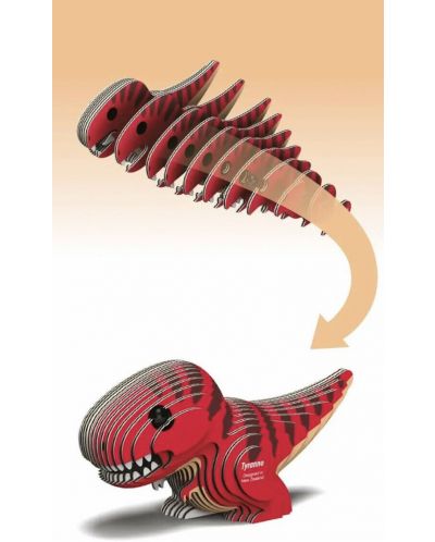 3D φιγούρα συναρμολόγησης Еugy - Τυραννόσαυρος - 6
